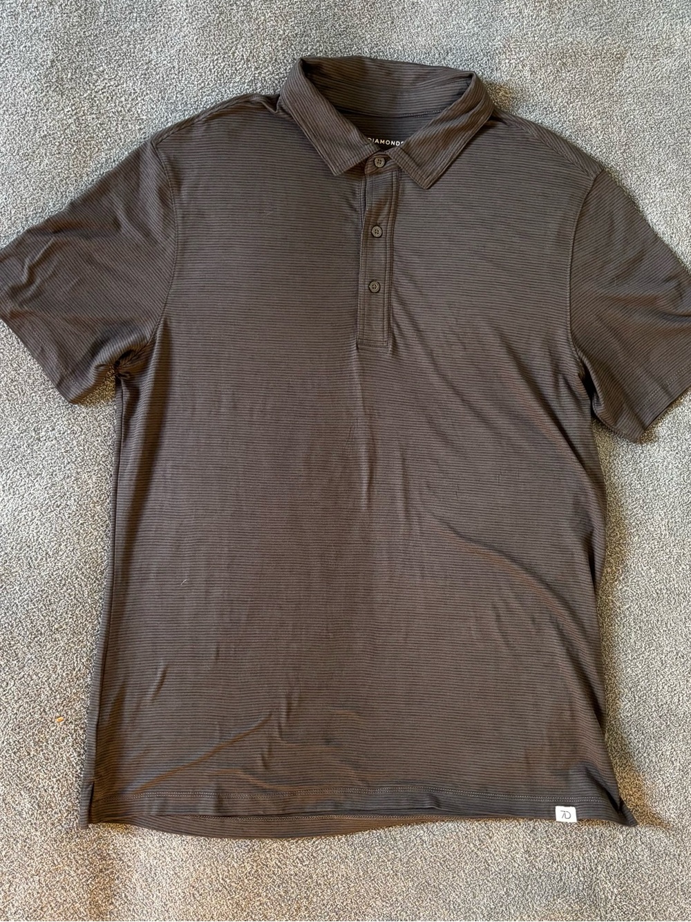 7 Diamonds Polo Shirt Mens Medium